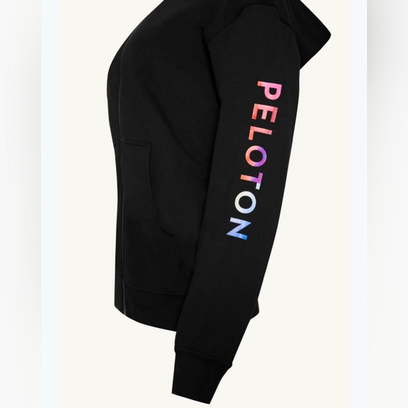 lululemon athletica Tops - Lululemon X Peloton All Yours Full Zip Hoodie Sweatshirt Women’s Size 6 Black